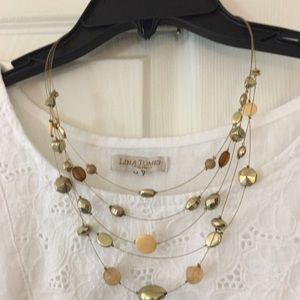 Tiered illusion necklace