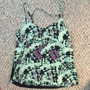 Hurley sz M open back tank top