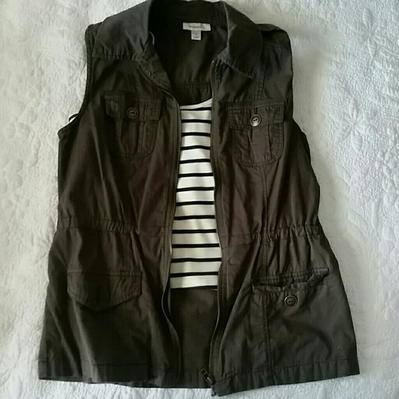 Dark Olive Green Vest