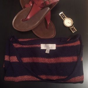 Olive & Oak Stripes Sweater