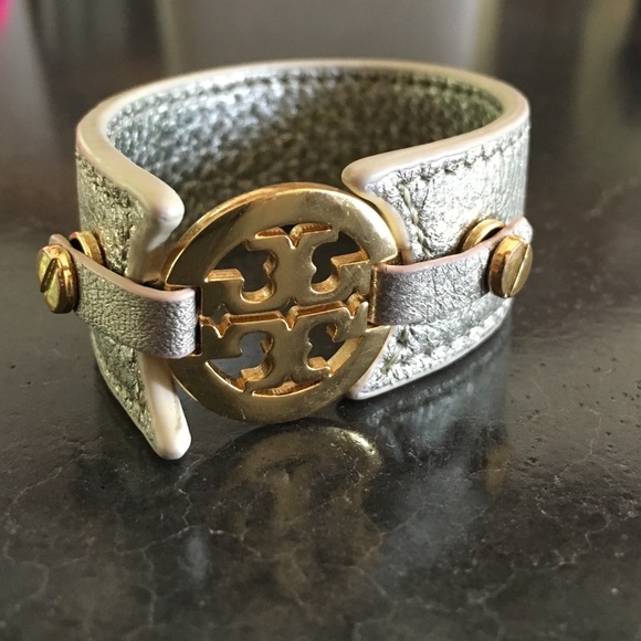 Tory Burch Gold and Silver Bracelet