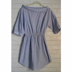 Side button down dress