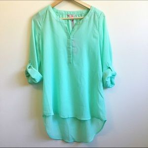 Mint Colored Blouse