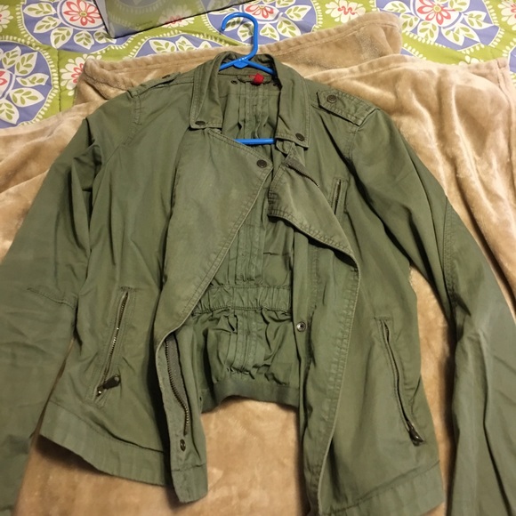Army green jacket