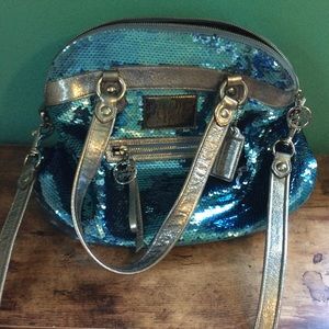 Coach Poppy sequence handbag