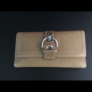 Authentic coach leather wallet