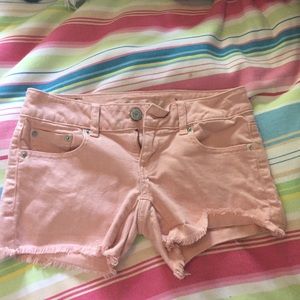 Light pink Jean shorts