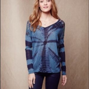 Tie dye long sleeve top