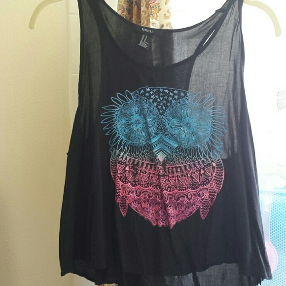 Owl tank top - Picture 1 of 2