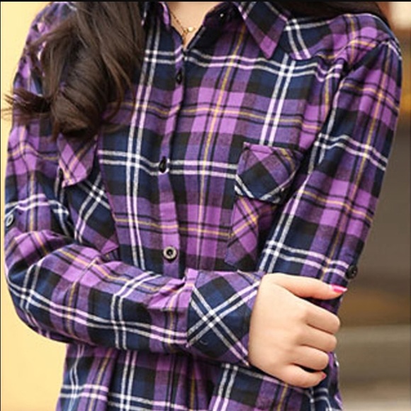Purple flannel