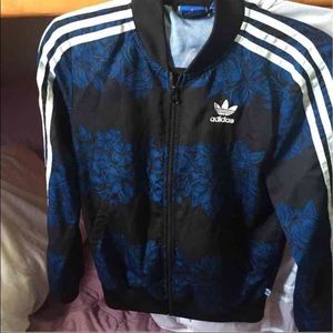 Adidas floral jacket