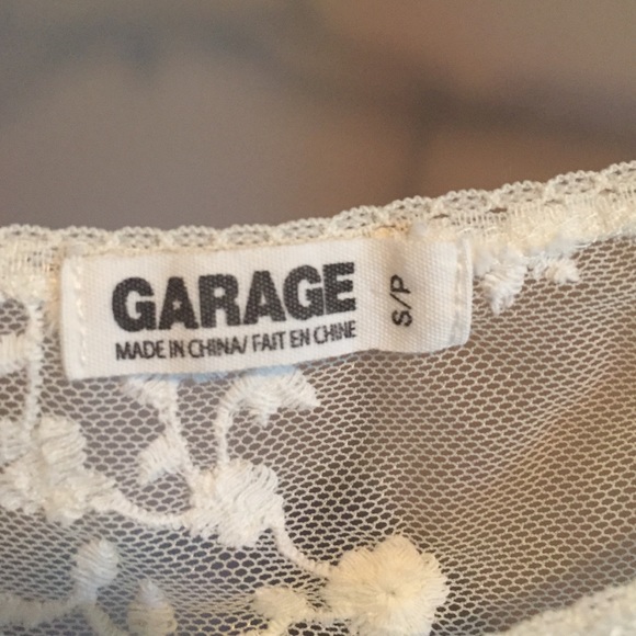 Two Garage tank tops. Sheer. Size S and M - Picture 4 of 4