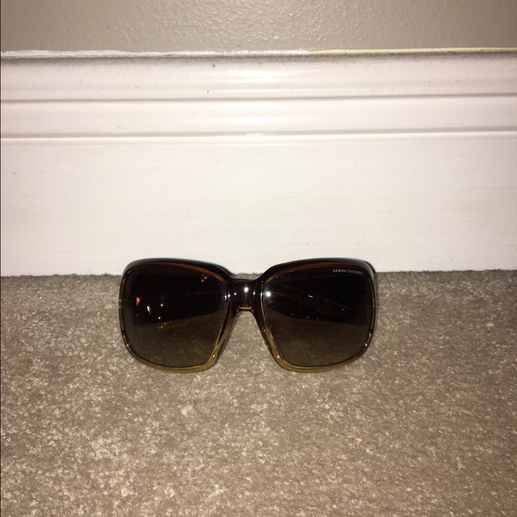 Armani exchange brown sunglasses