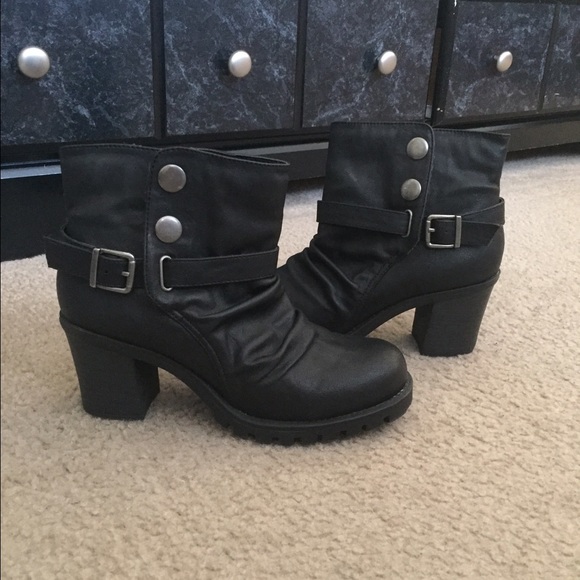 Jellypop Black 3" Heel Boots