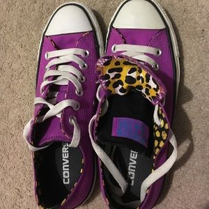 All-Star Converses, bright purple