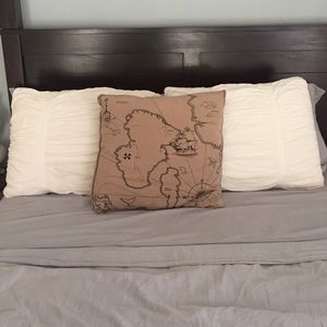 2 light brown/tan IKEA pillows