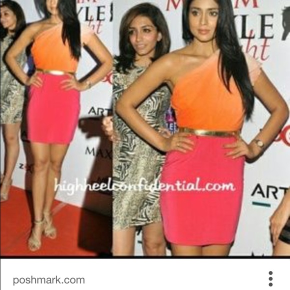 Bebe Dresses Bebe Ombr Dress Orange And Pink Xs Poshmark