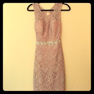 Backless cocktail dress