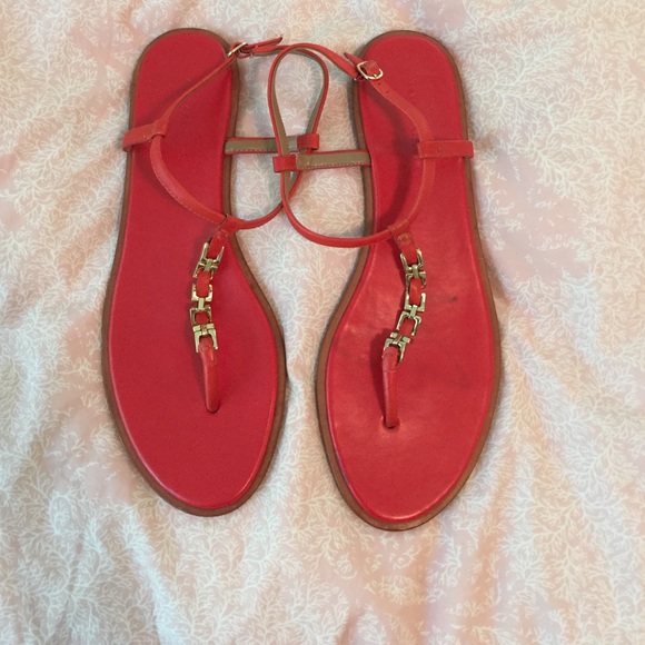 Banana republic t strap sandals