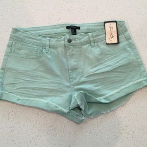 Blue Denim Shorts- FOREVER 21