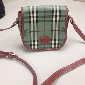 Vinyl & leather CROSSBODY