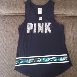 NWT Victoria's Secret Pink Bling Aloha Tank Top