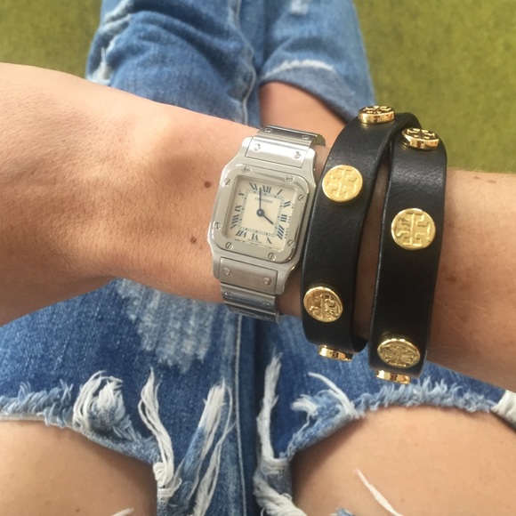 Tory Burch Jewelry - Tory Burch wrap leather bracelet.