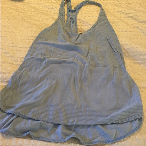 Lululemon baby blue singlet tank