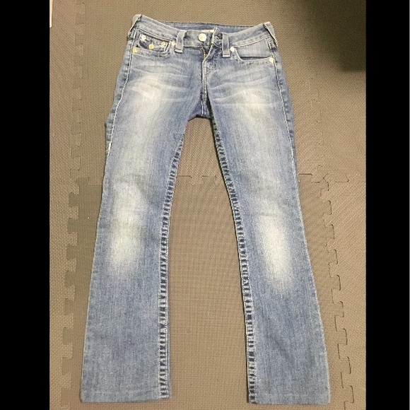 True Religion Size 24 Petite Low-Cut Womens Jeans