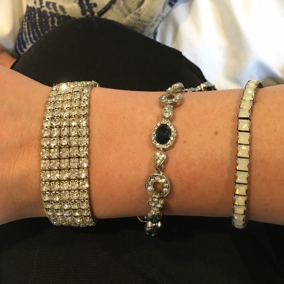 4 Swarovski bracelets