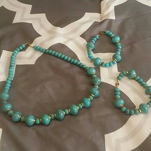Vintage necklace and bracelets set