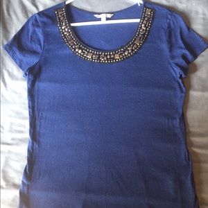 Navy blue blouse