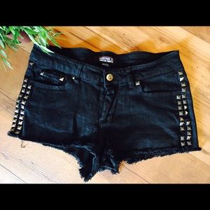 FOREVER 21 Black Denim Short
