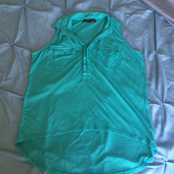 Turquoise top