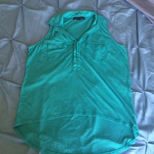 Turquoise top