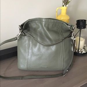 Olive Green Coach Tote Bag