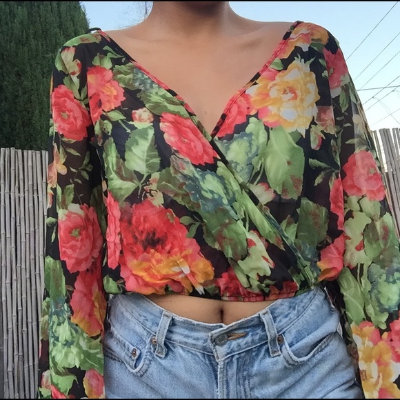 Floral long sleeve