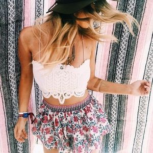 Cotton Candy LA floral printed shorts