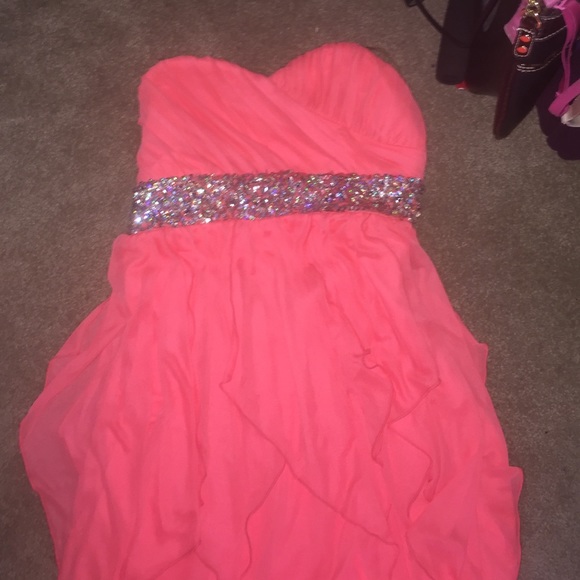 Beautiful coral Homecoming/Bridesmaid dress