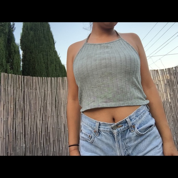 Mint halter top