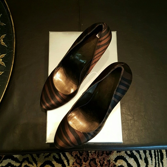 Jessica Simpson Zebra Fabric Pumps