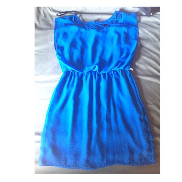 Royal blue flowy dress
