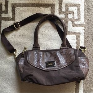 Kipling Satchel with Croc Leather