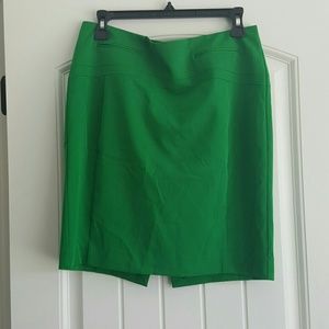 Green pencil skirt