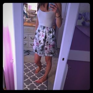 Beautiful floral skirt dress