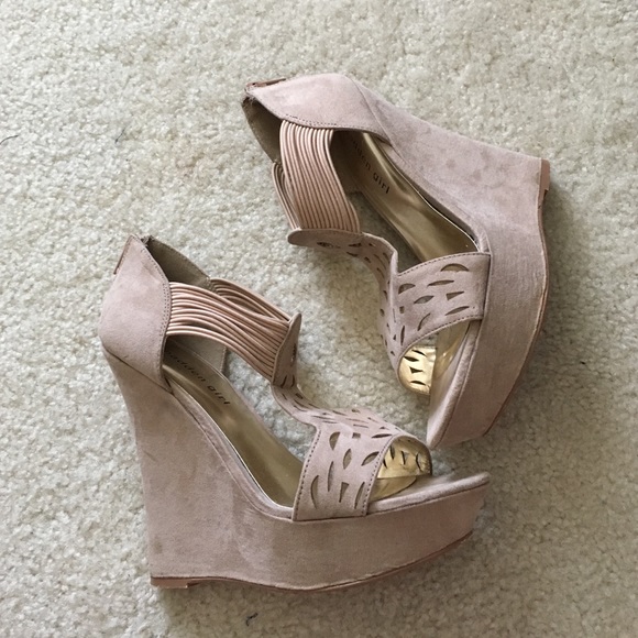 suede wedges