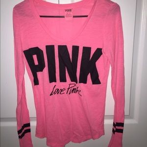 NWOT Hot Pink Long Sleeved Shirt