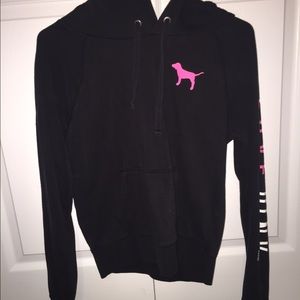 Black Hoodie from PINK w/ emblem dog