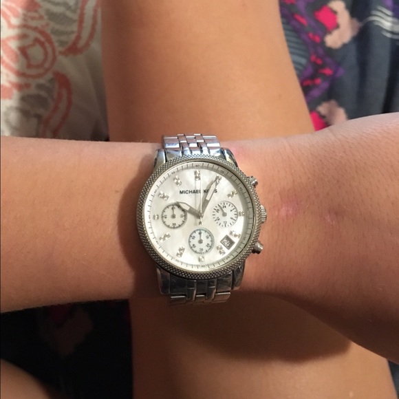 Michael Kors silver watch