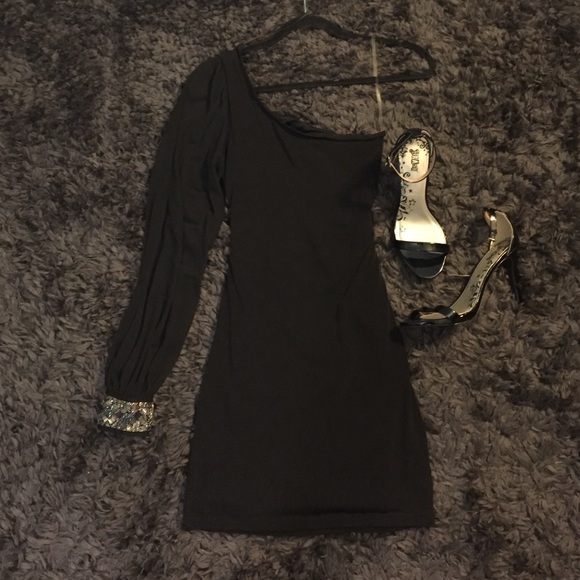 Sexy one sleeve dress